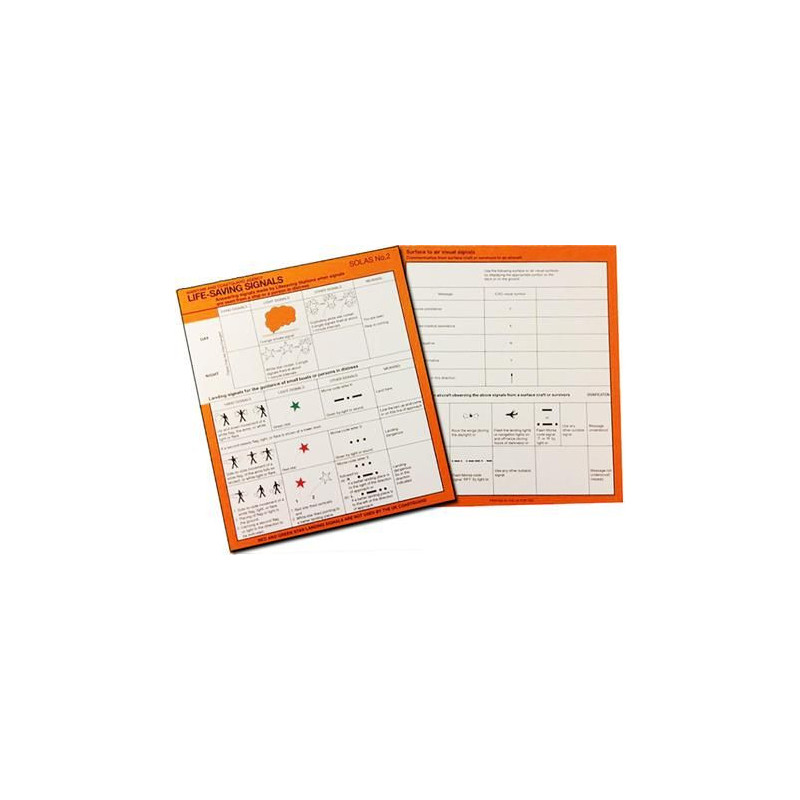 Maritime Progress - FLG0061 - Life Saving Signals, Solas No.2 Card