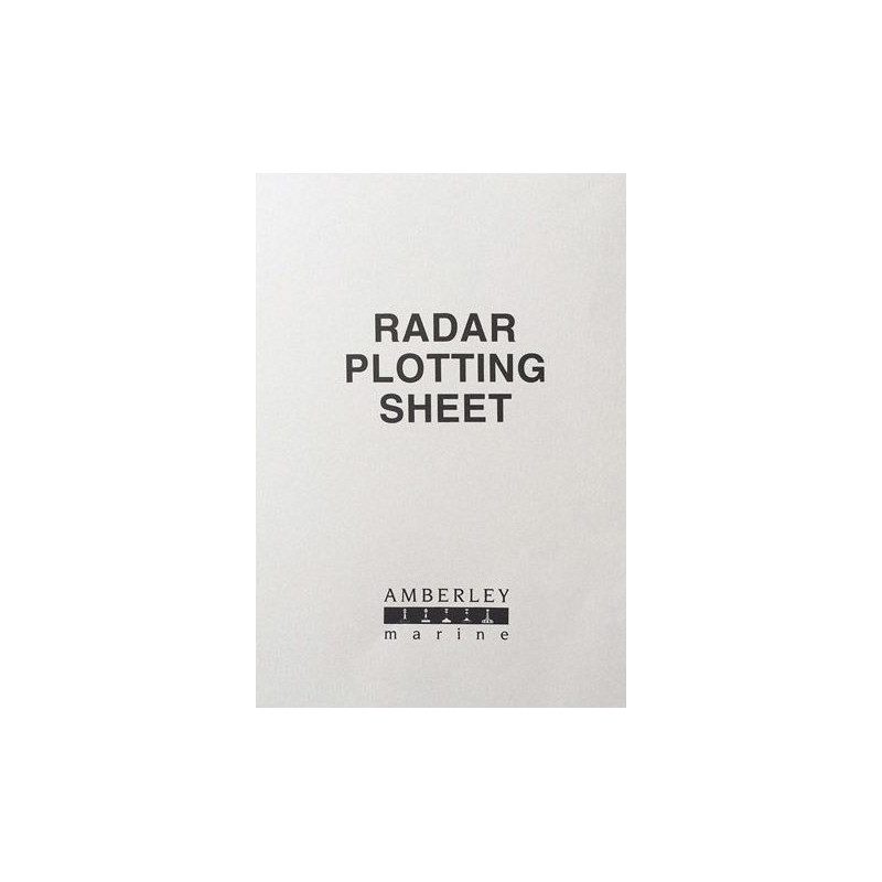 Amberley Marine Ltd - Radar Plotting Sheet - A4 Pad 50