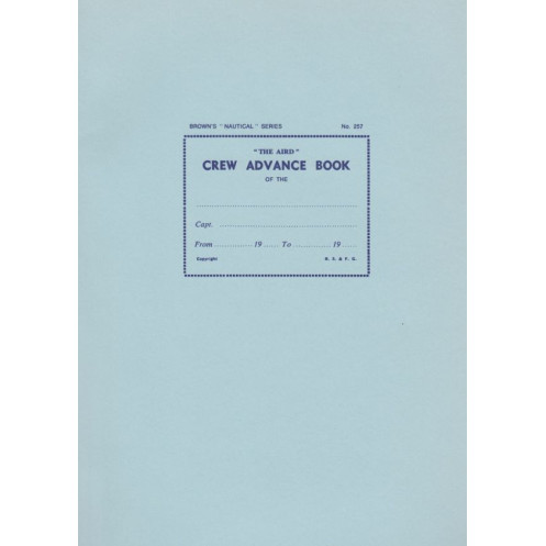 Brown, Son & Ferguson Ltd - Crew Advance Book