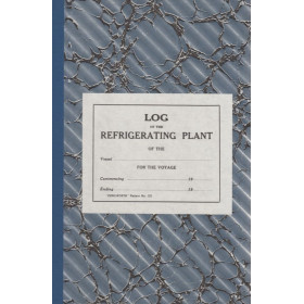 Brown, Son & Ferguson Ltd - LBK0201 - Refrigerating Plant Log