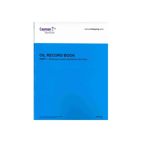 Cayman Islands Shipping Registery - CAY0020 - Oil Record Book Part 1