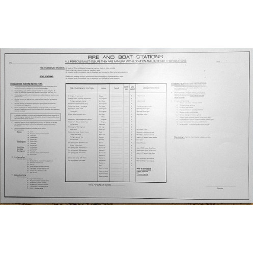 Maritime Printing Solutions - Muster Lists