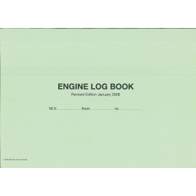 KH Charts - LBK0220 - Engine Log Book - 3 Months