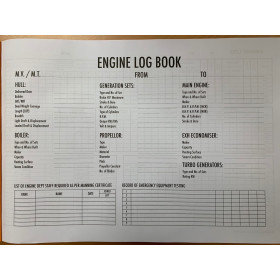 KH Charts - Engine Log Book - 3 Months