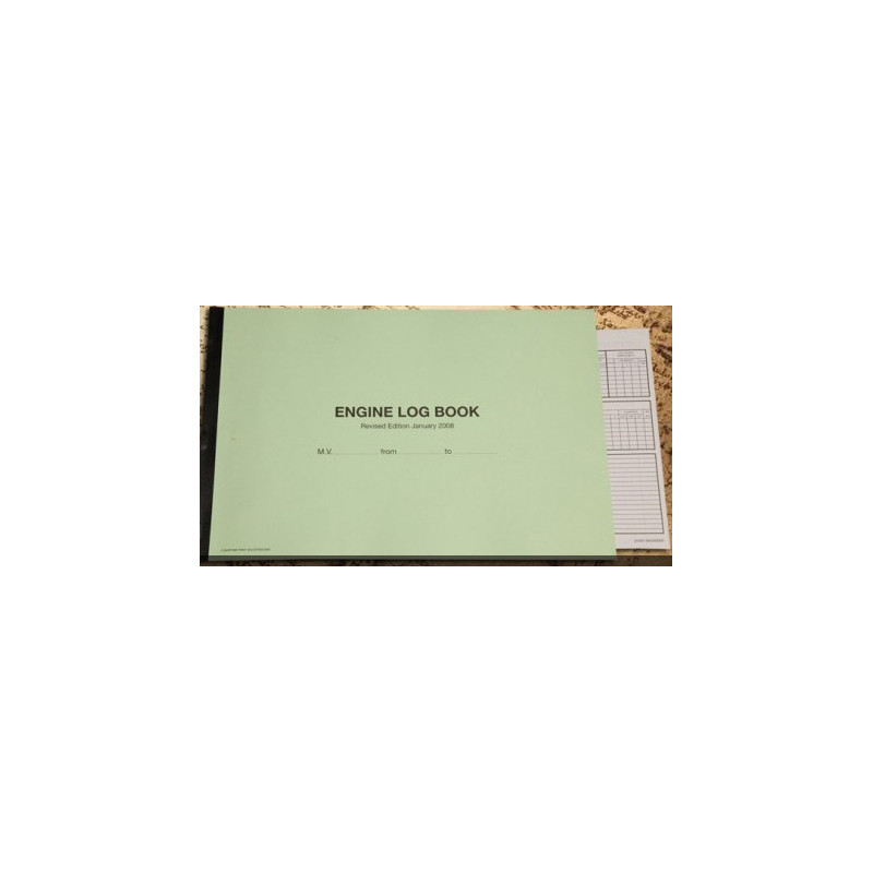 Maritime Printing Solutions - KH Engine Log Book - 6 Months