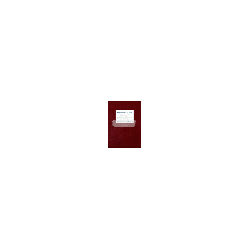 Formularus Verlag - Ship Security Logbook