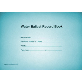 Rocha Print Solutions Ltd - LBK0823 - Water Ballast Record Book