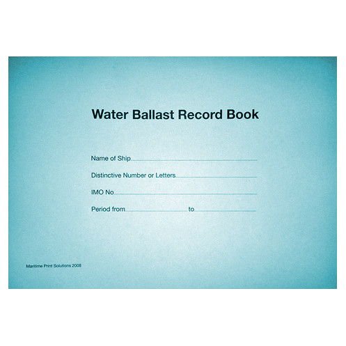 Rocha Print Solutions Ltd - LBK0823 - Water Ballast Record Book