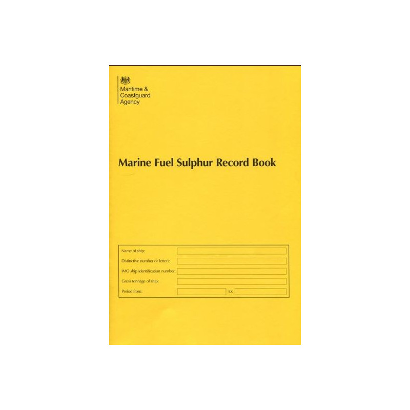 The Stationery Office - LBK0835 - Marine Sulphur Record Book [MCA]