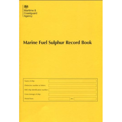 The Stationery Office - LBK0835 - Marine Sulphur Record Book [MCA]