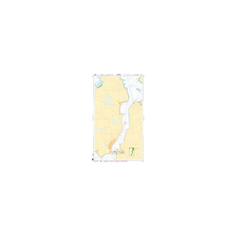 Kartverket - 490 - Ulvesundet med Måloy havn