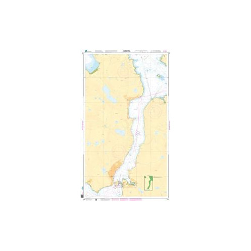 Kartverket - 490 - Ulvesundet med Måloy havn Kartverket - 490 - Ulvesundet med Måloy havn