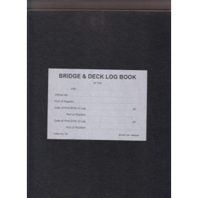Brown, Son & Ferguson Ltd - LBK0012 - Bridge & deck log book (pattern n°133)