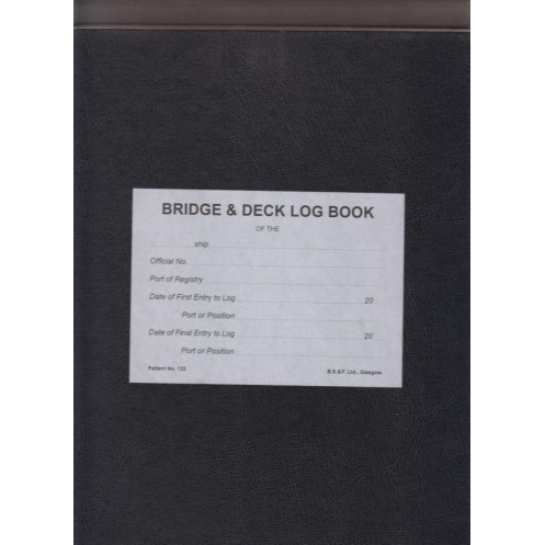 Brown, Son & Ferguson Ltd - LBK0012 - Bridge & deck log book (pattern n°133) Brown, Son & Ferguson Ltd - LBK0012 - Bridge & deck log book (pattern n°133)