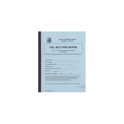 Liberia Maritime Authority - Liberian oil record book part 1 - all ships