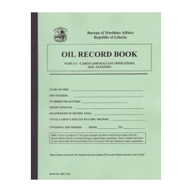 Liberia Maritime Authority - RLM121A - Liberian oil record book part 2 - oil tankers