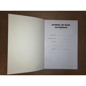 LJB - Journal de bord catamaran 2 moteurs - 60 jours