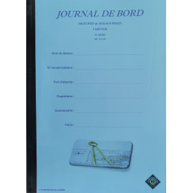 LJB - Journal de bord Hauturier 1 moteur - 31 jours - A4