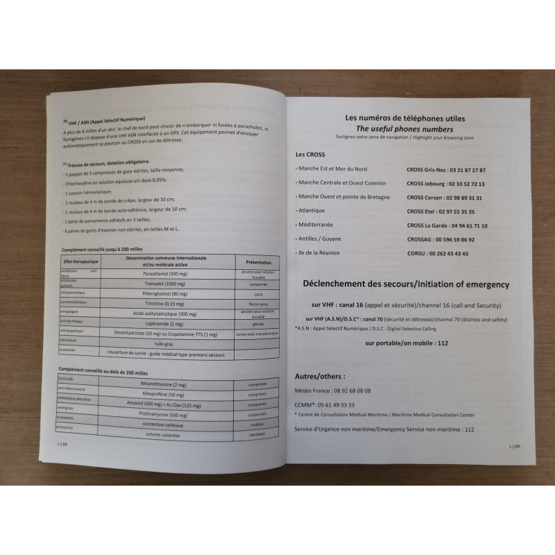 LJB - PL116FE - Journal de bord Hauturier 1 moteur A4 - Bridge log book ...