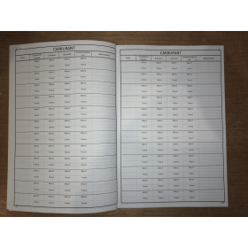 LJB - Carnet Entretien Voiles & 2 moteurs A4 72 pleins