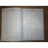 LJB - Carnet Entretien Voiles & 2 moteurs A4 72 pleins