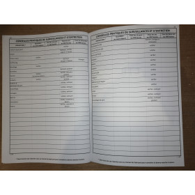 LJB - Carnet Entretien Voiles & 2 moteurs A4 72 pleins