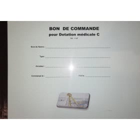 LJB - 174F - Bon de commande pour dotation médicale C