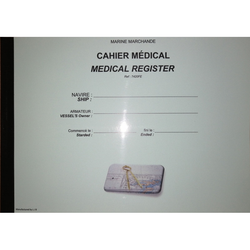 LJB - Registre médical - Medical Treatement Log