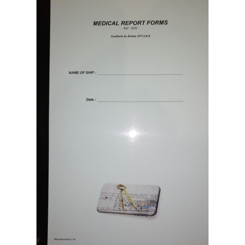 LJB - 187E - Medical Report Form Teleconsultation Bundle of 5 sheets colored