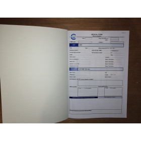 LJB - Medical Report Form Teleconsultation Bundle of 5 sheets colored