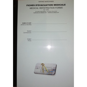 LJB - 188FE - Fiches médicales Evacuation médicale - Medical Report Forms
