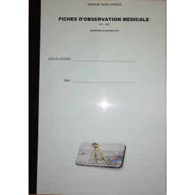 LJB - Forme de rapport médical téléconsultation liasse de 5 feuilles couleur, fiche d'évaluation