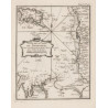 Reproduction of old nautical chart of the Normandy and Brittany Coast, Chausey, Jersey in 1750 - V1