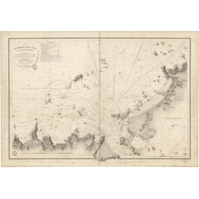 Reproduction carte marine ancienne Shom - 839 - SAINT-MALO (Abords) - FRANCE (Côte Nord) - Atlantique,MANCHE - (1836 -