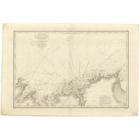 Carte marine ancienne - 844 - FREHEL (Cap), CANCALE - FRANCE (Côte Nord) - ATLANTIQUE, MANCHE - (1836 - 1994)