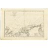Reproduction carte marine ancienne Shom - 844 - FREHEL (Cap), CANCALE - FRANCE (Côte Nord) - Atlantique,MANCHE - (1836