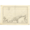 Reproduction carte marine ancienne - 844 - FREHEL (Cap), CANCALE - FRANCE (Côte Nord) - ATLANTIQUE, MANCHE - (1836 - 1994)