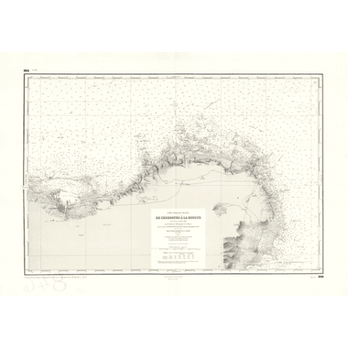 Reproduction carte marine ancienne - 846 - BARFLEUR (Abords), QUERQUEVILLE, SAINT VAAST LA HOUGUE - FRANCE (Côte Nord) - ATLANTI Reproduction carte marine ancienne - 846 - BARFLEUR (Abords), QUERQUEVILLE, SAINT VAAST LA HOUGUE - FRANCE (Côte Nord) - ATLANTI