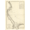 Reproduction carte marine ancienne - 847 - SAINT-VAAST-LA-HOUGUE (Abords), BARFLEUR (Pointe), GRANDCAMP - FRANCE (Côte Nord) - A