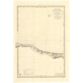 Reproduction carte marine ancienne - 867 - SEINE (Baie), GRANDCAMP, FONTENAILLES - FRANCE (Côte Nord) - ATLANTIQUE, MANCHE - (18