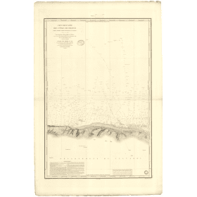 Reproduction carte marine ancienne - 868 - SEINE (Baie), FONTENAILLES, LANGRUNE - FRANCE (Côte Nord) - ATLANTIQUE, MANCHE - (183