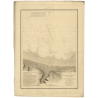 Reproduction carte marine ancienne - 869 - SEINE (Baie), COURSEULLES (Abords) - FRANCE (Côte Nord) - ATLANTIQUE, MANCHE - (1838