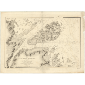 Carte marine ancienne - 882 - BREHAT (Abords) - FRANCE (Côte Nord) - ATLANTIQUE, MANCHE - (1838 - 1992)