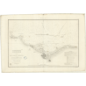 Carte marine ancienne - 883 - CHERBOURG (Rade) - FRANCE (Côte Nord) - ATLANTIQUE, MANCHE - (1838 - 1886)