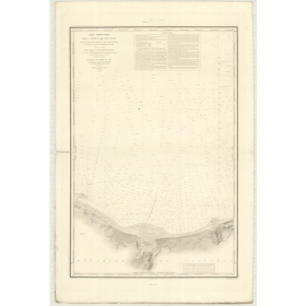 Reproduction carte marine ancienne - 890 - LANGRUNE, DIVES - FRANCE (Côte Nord) - ATLANTIQUE, MANCHE - (1839 - 1984)