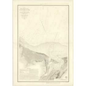 Reproduction carte marine ancienne - 891 - CAEN (Rade) - FRANCE (Côte Nord) - ATLANTIQUE, MANCHE - (1839 - 1986)