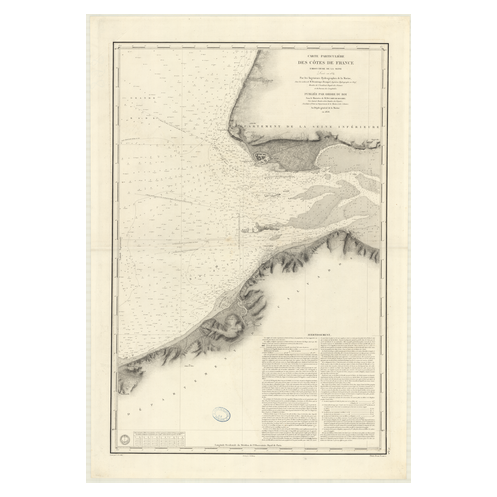 Reproduction carte marine ancienne - 898 - SEINE (Embouchure) - FRANCE (Côte Nord) - ATLANTIQUE, MANCHE - (1838 - ?) Reproduction carte marine ancienne - 898 - SEINE (Embouchure) - FRANCE (Côte Nord) - ATLANTIQUE, MANCHE - (1838 - ?)