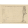 Reproduction carte marine ancienne - 919 - DANNES, BERCK - FRANCE (Côte Nord) - ATLANTIQUE, MANCHE - (1840 - 1919)