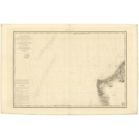 Reproduction carte marine ancienne Shom - 922 - BLANC NEZ (Cap), AMBLETEUSE - FRANCE (Côte Nord) - Atlantique,MANCHE,NO