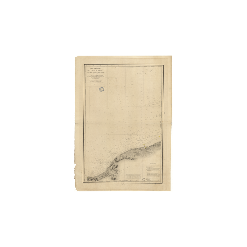 Reproduction carte marine ancienne Shom - 923 - CALAIS, GRIS NEZ (Cap) - FRANCE (Côte Nord) - Atlantique,MANCHE,NORD (M